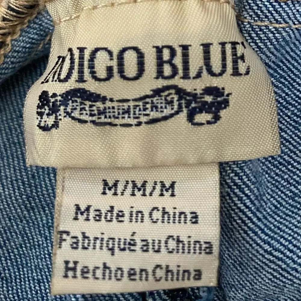 Indigo Blue Maternity Shorts Size Medium - Picture 6 of 8